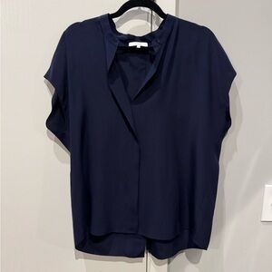 Vince Deep Blue Women's Blouse
